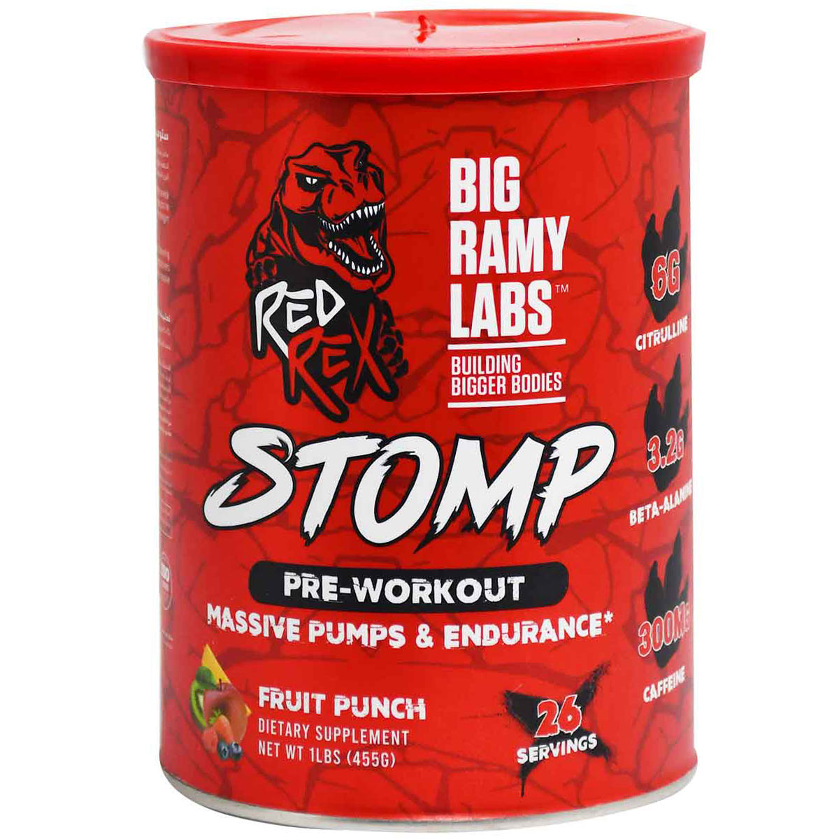 Red Rex Stomp Fruit Punch 455gm
