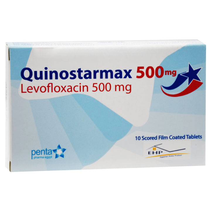 Quinostarmax 500mg 10 Film coated tablets