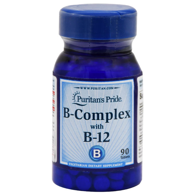 Puritan's Pride B Complex With Vitamin B12 90 Tablet