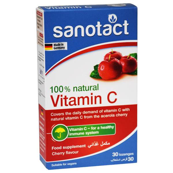 Sanotact Vitamin C (Cherry) 30/Lozenges