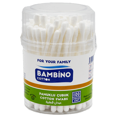 Bambino Ear Cotton Buds Adults 100 Pieces