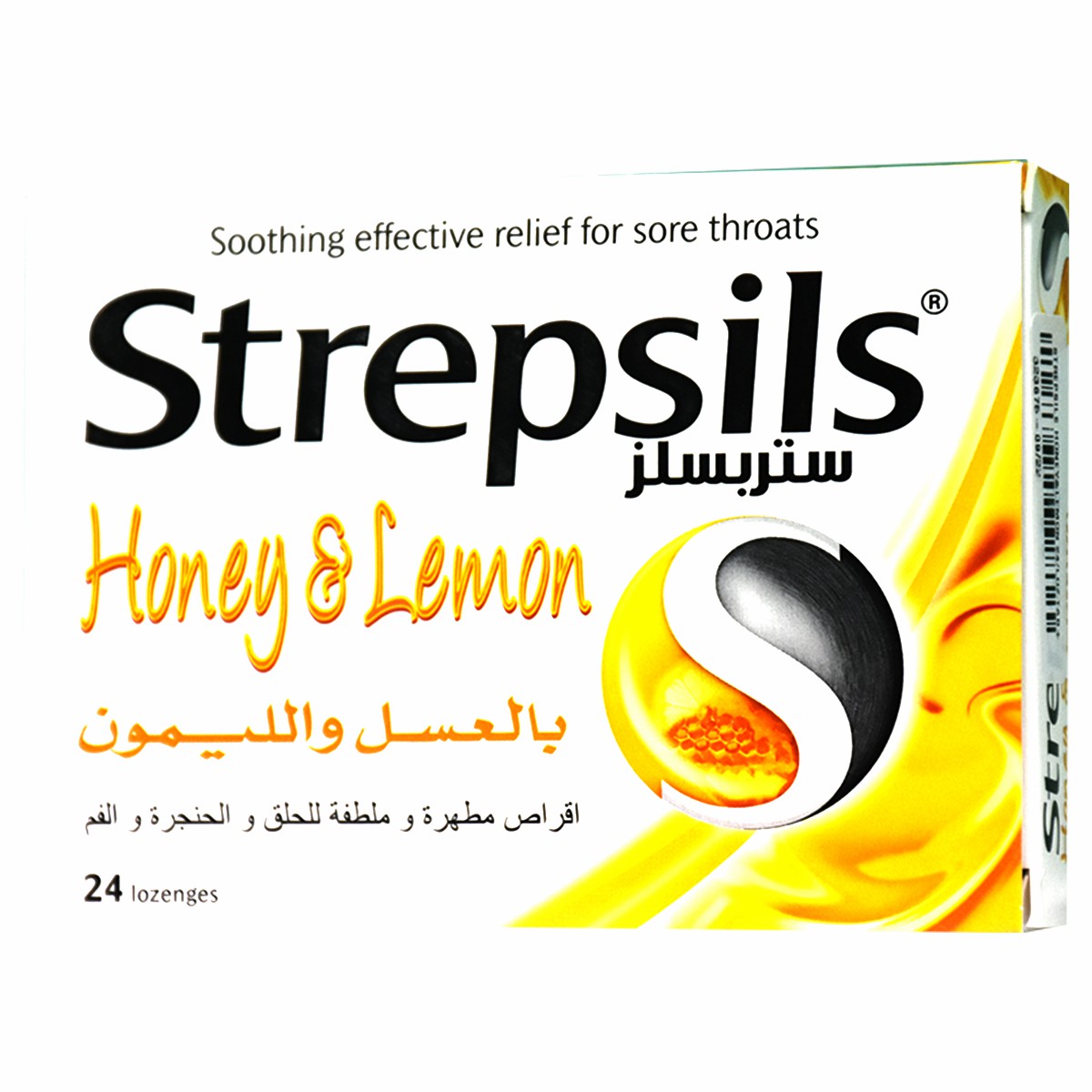 Strepsils Honey & Lemon 24 Lozenges Tablets