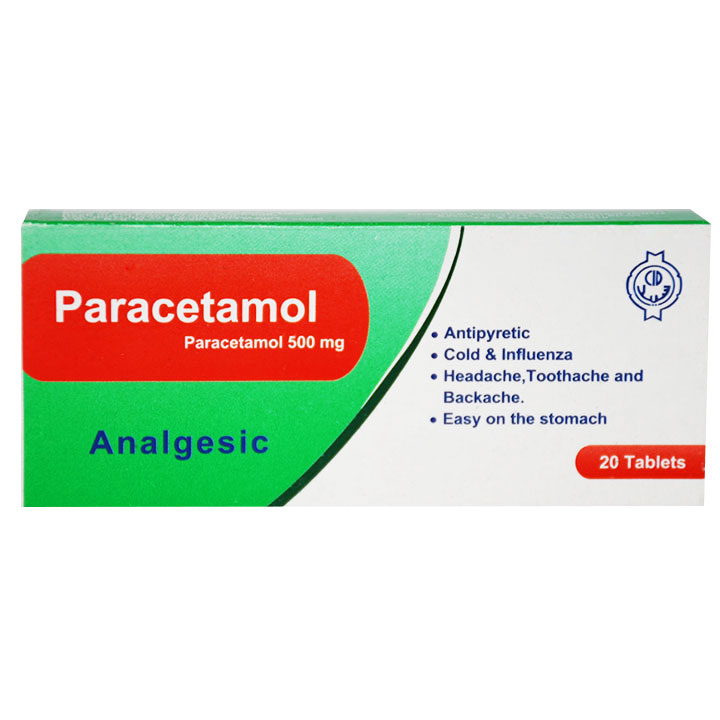 Paracetamol 500mg 20 Tablet (CID)