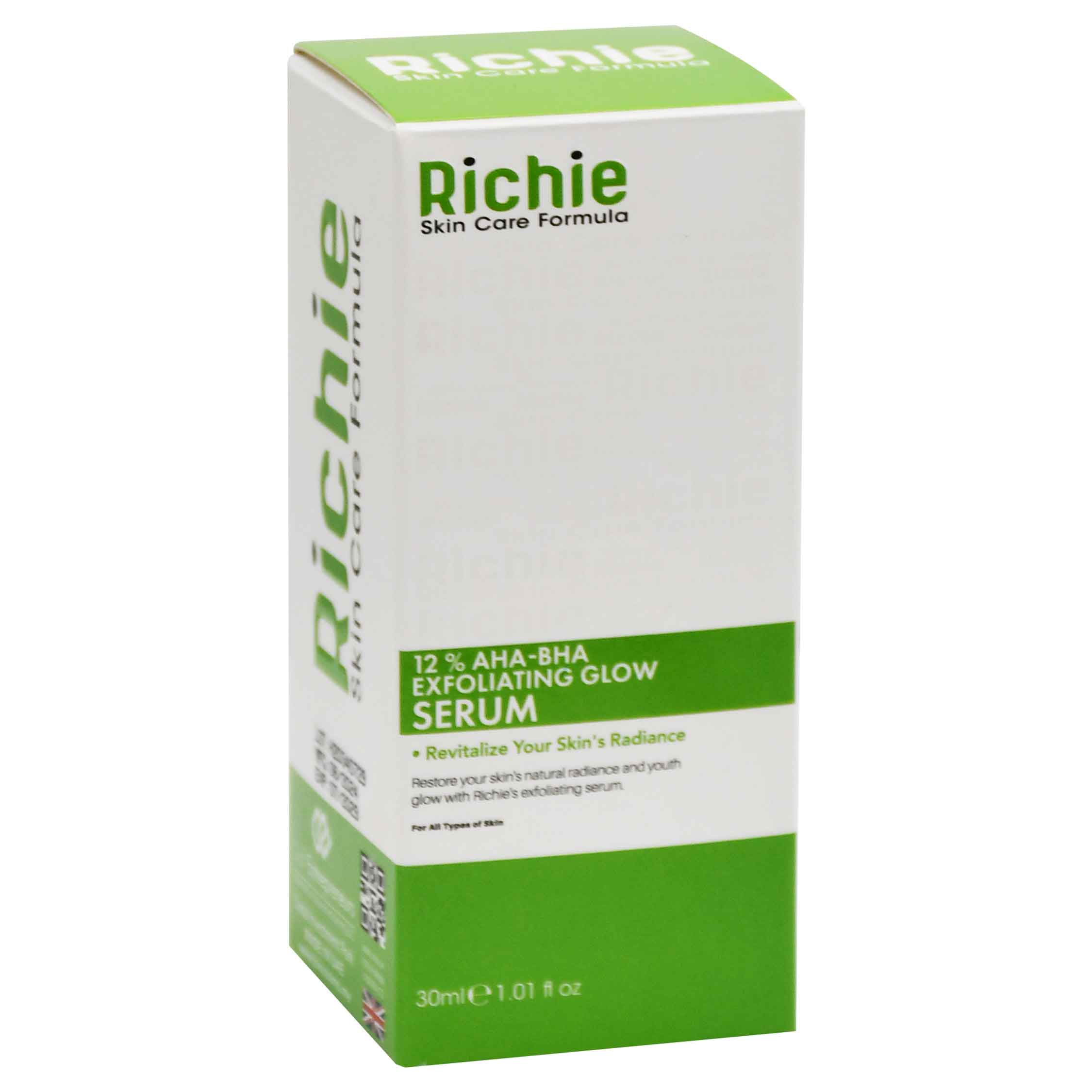 Richie 12% AHA BHA Exfoliating Glow Serum 30ml