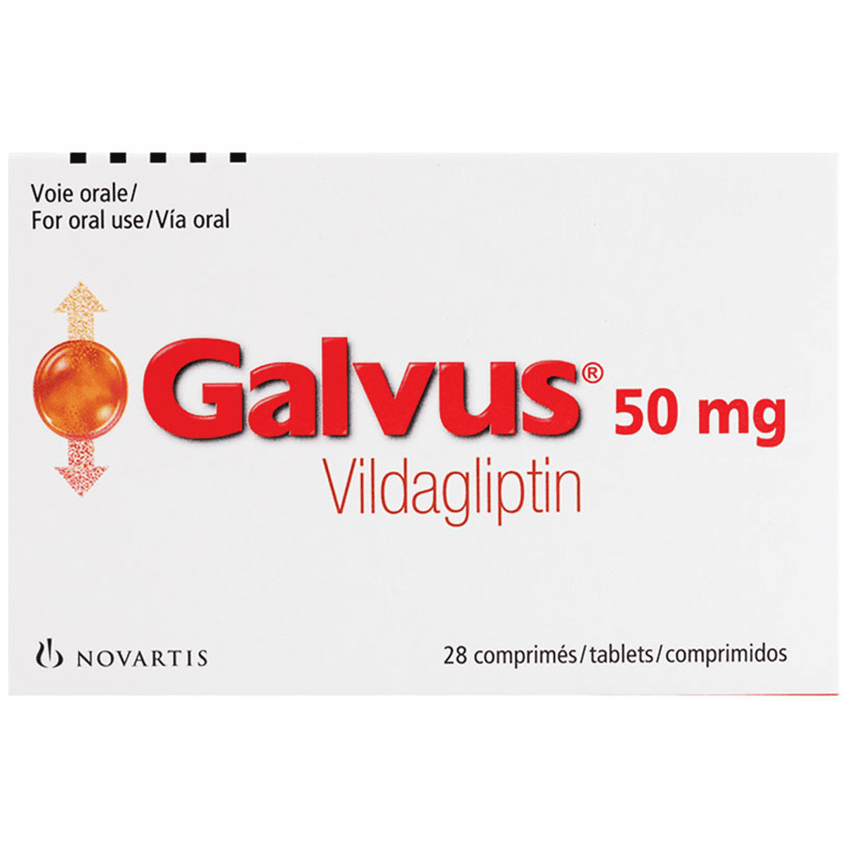 Galvus 50mg 28 Tablets