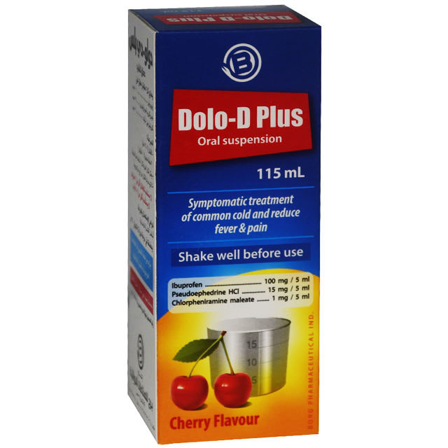 Dolo D Plus 115ml Suspension
